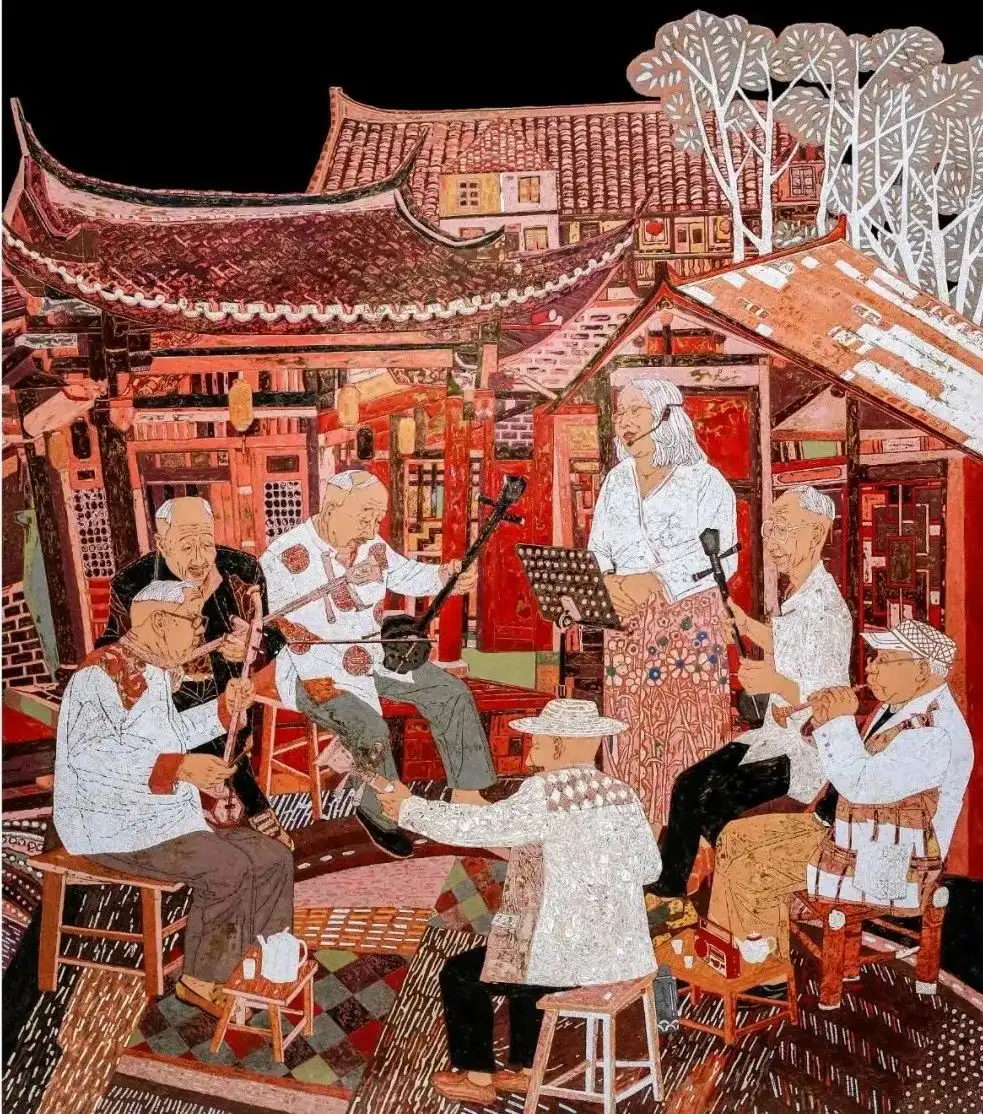 第十四屆全國美術作品展覽漆畫展入選進京作品