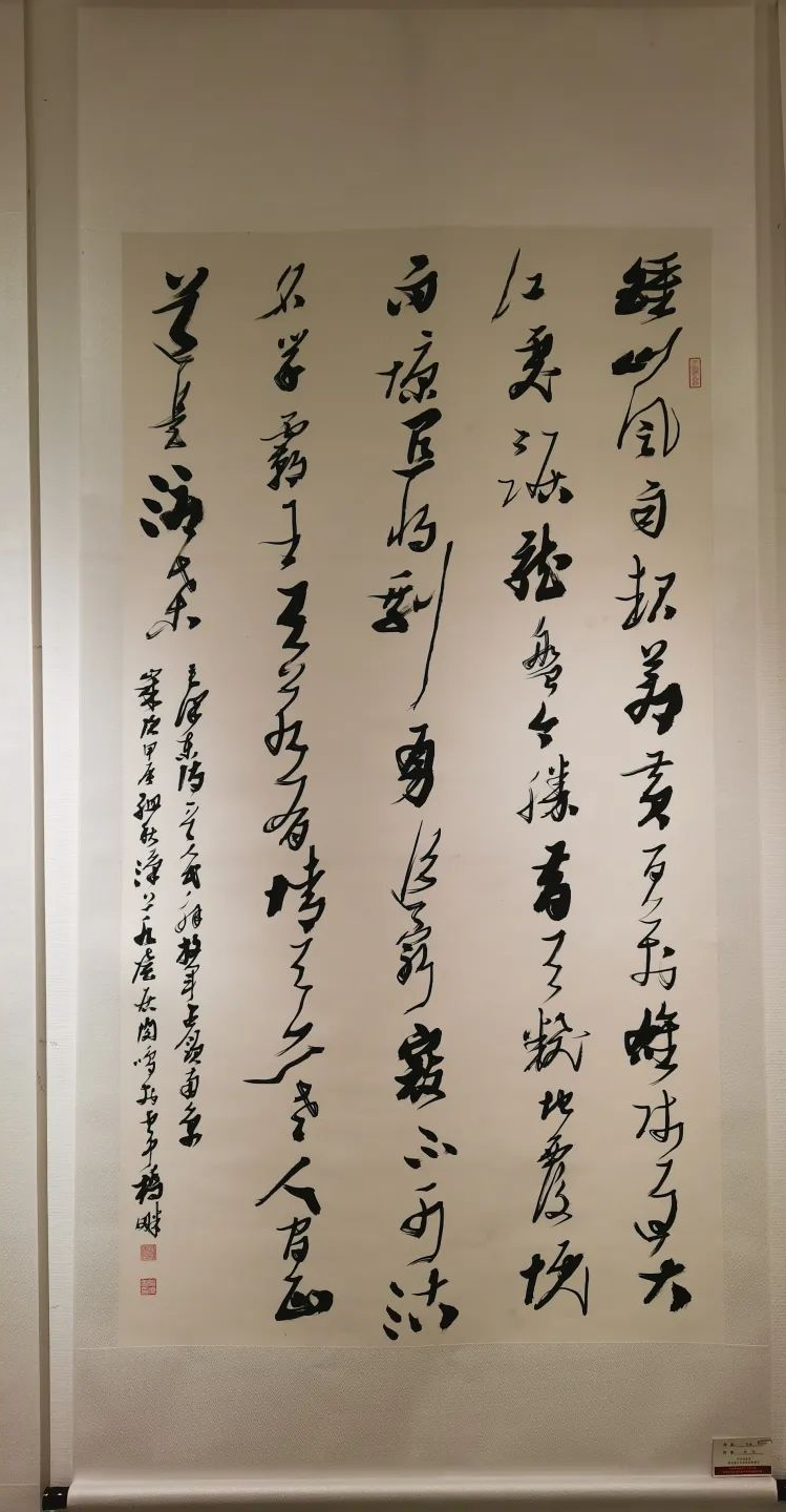 中南民大美術(shù)館“不朽的豐碑”書(shū)畫(huà)展部分作品