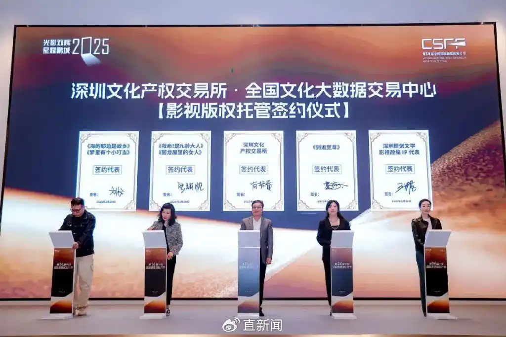 全國首個國家級影視版權交易平臺正式上線