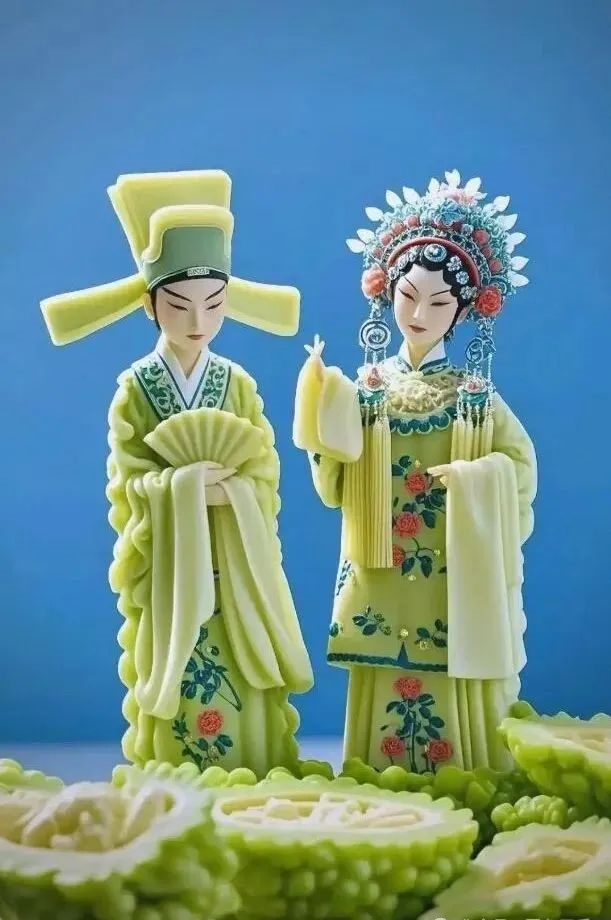 創(chuàng)意版權(quán)作品展示:青瓜遇見國粹