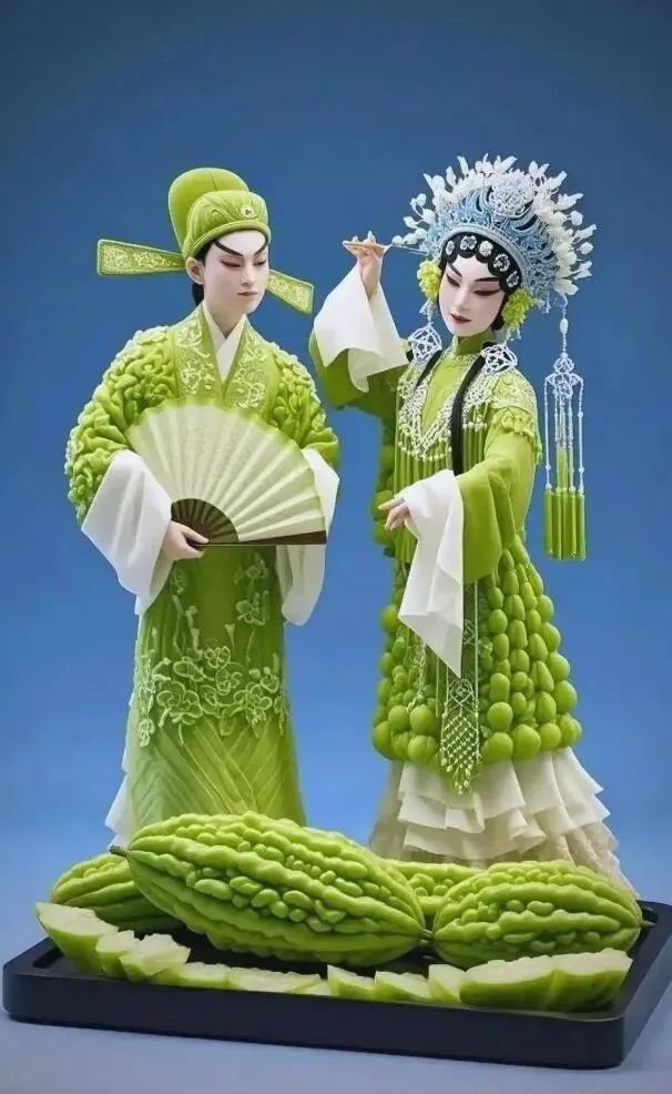 創(chuàng)意版權(quán)作品展示:青瓜遇見國粹