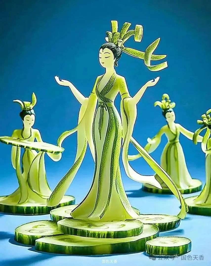 創(chuàng)意版權(quán)作品展示:青瓜遇見國粹