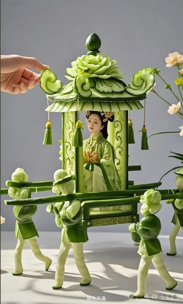 創(chuàng)意版權(quán)作品展示:青瓜遇見國粹