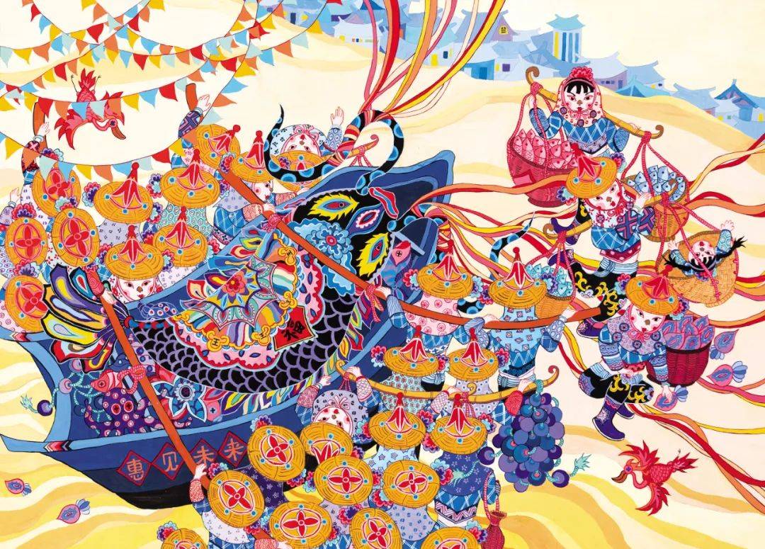 大地繪彩——2025年中國農(nóng)民畫大展開幕