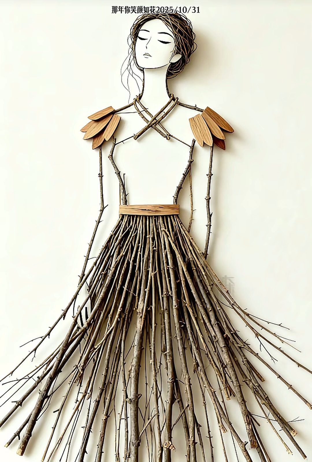 樹枝畫藝術欣賞