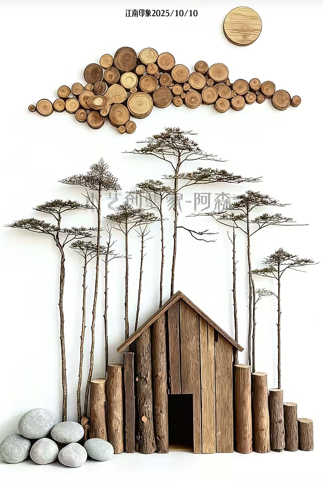 樹枝畫藝術欣賞