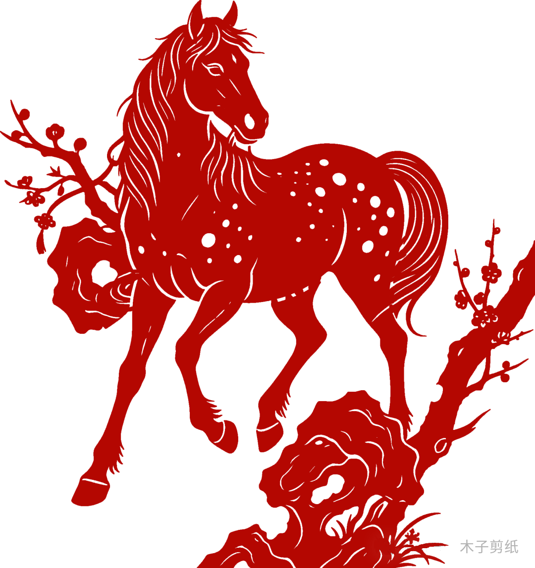 迎世界馬年，賞紅馬剪紙作品